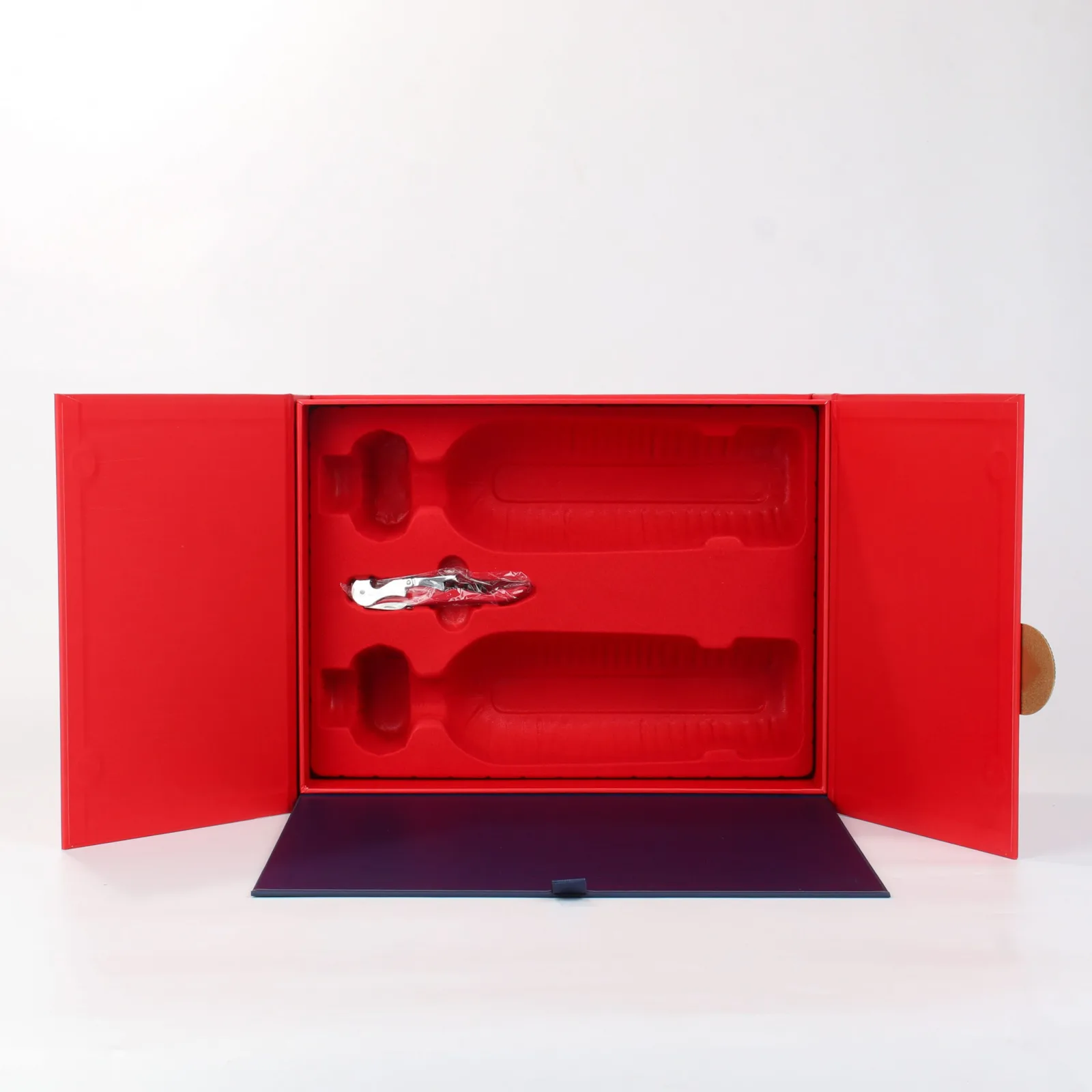 Luxury Double-Bottle Red Wine Gift Box 4